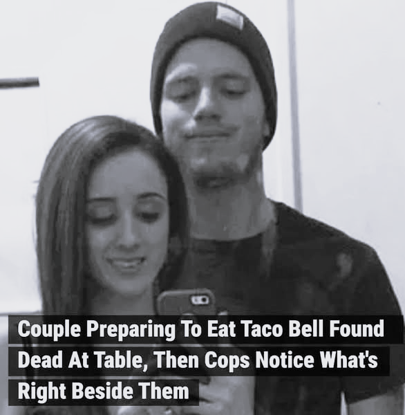 Cops Observe What’s Next to a Couple Preparing to Eat Taco Bell After They Are Found D*ad at the Table