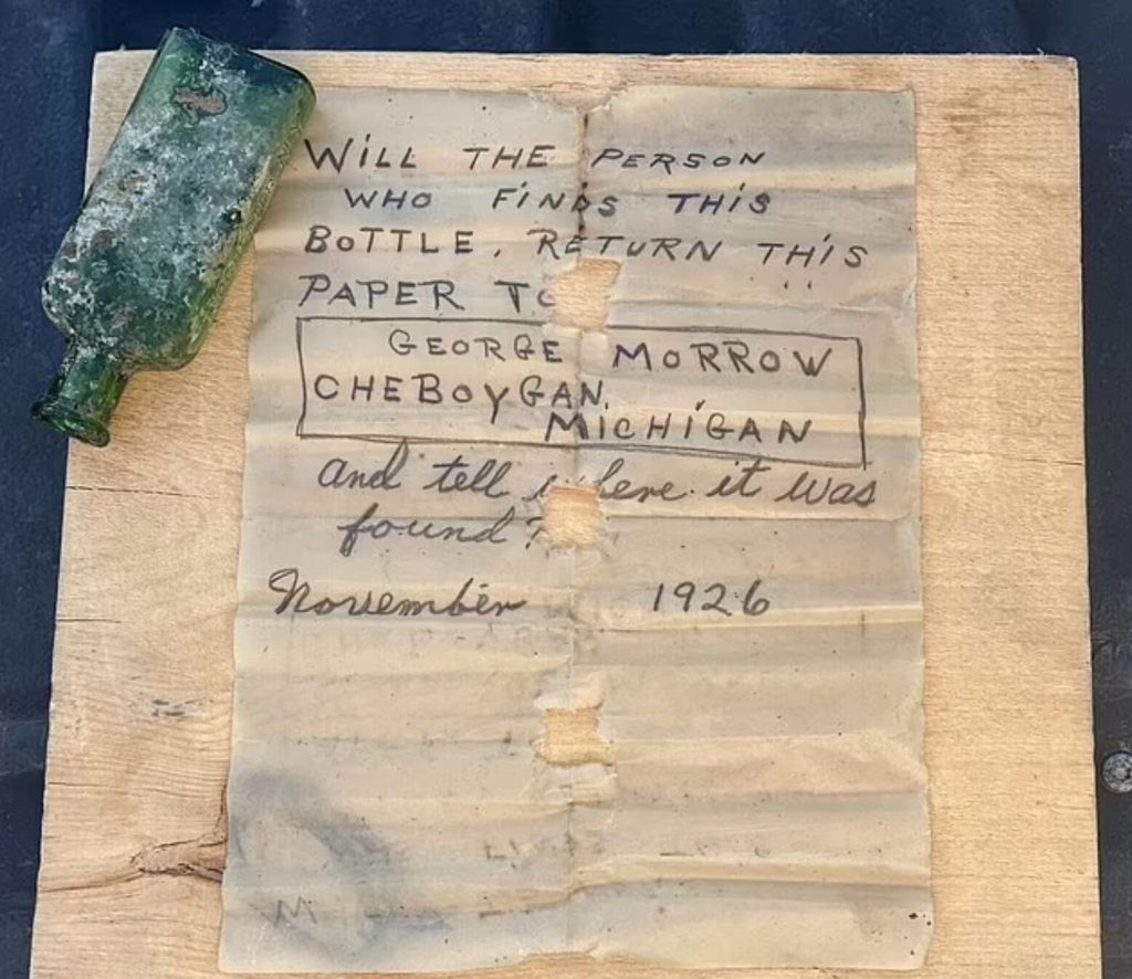 Experience: I found a 95-year-old message in a bottle…